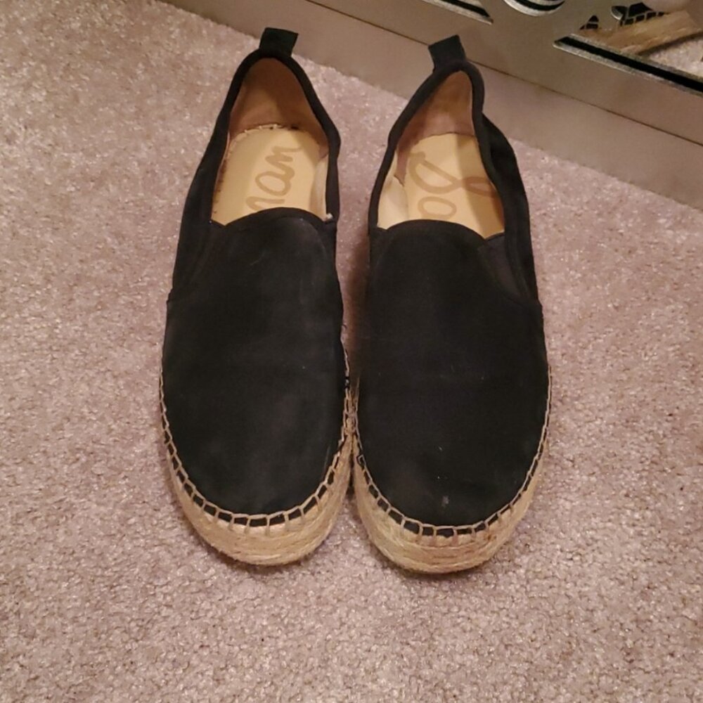 Chic Platform Espadrille Slip-Ons – Size 6.5